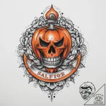 Tattoo sketch orange, tattoo line art, old sc… – tattoo sketch (№1760087239_0, 10.10.2025 09:07) — tattoovalue.net