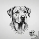 Tattoo sketch labrador, tattoo drawing outlin… – tattoo sketch (№1760088973_0, 10.10.2025 09:36) — tattoovalue.net