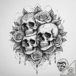 Tattoo sketch a symbolic concept, artistic ta… – tattoo sketch (№1760092012_0, 10.10.2025 10:26) — tattoovalue.net