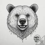 Tattoo sketch puns a bear that says “i’m a be… – tattoo sketch (№1760092228_0, 10.10.2025 10:30) — tattoovalue.net