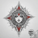 Tattoo sketch blessed realm, artistic tattoo… – tattoo sketch (№1760095491_0, 10.10.2025 11:24) — tattoovalue.net