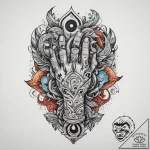 Tattoo sketch hands with a scroll, tattoo ske… – tattoo sketch (№1760096146_0, 10.10.2025 11:35) — tattoovalue.net