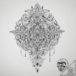 Tattoo sketch hands with a brush, tattoo flas… – tattoo sketch (№1760097446_0, 10.10.2025 11:57) — tattoovalue.net