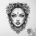 Tattoo sketch face, tattoo sketch design, rou… – tattoo sketch (№1760098309_0, 10.10.2025 12:11) — tattoovalue.net