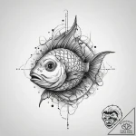 Tattoo sketch handfish, tattoo line art, blac… – tattoo sketch (№1760100476_0, 10.10.2025 12:47) — tattoovalue.net