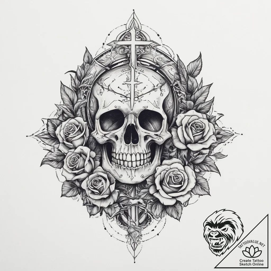 Tattoo sketch tarot card lovers, tattoo sketc... - tattoo sketch (№1760101779_0, 10.10.2025 13:09) — tattoovalue.net