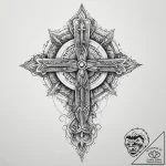 Tattoo sketch divine presence, tattoo flash s… – tattoo sketch (№1760102447_0, 10.10.2025 13:20) — tattoovalue.net