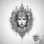 Tattoo sketch city – tattoo sketch (№1760104404_0, 10.10.2025 13:53) — tattoovalue.net
