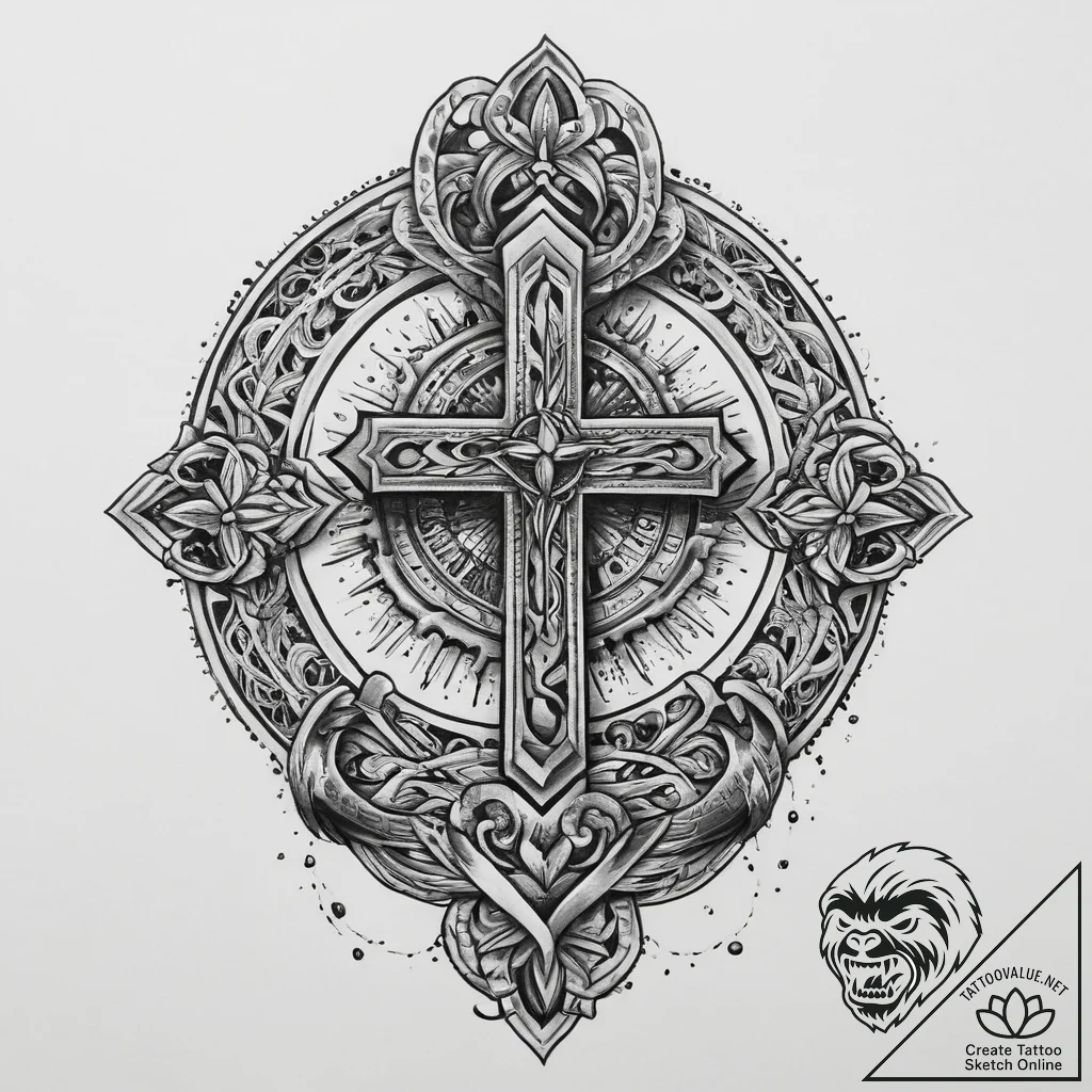 Tattoo sketch silver, concept art for tattoo,... - tattoo sketch (№1760105269_0, 10.10.2025 14:07) — tattoovalue.net