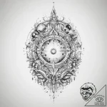 Tattoo sketch cosmic land – tattoo sketch (№1760106781_0, 10.10.2025 14:33) — tattoovalue.net