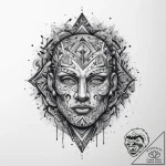 Tattoo sketch stone, ink illustration for tat… – tattoo sketch (№1760107872_0, 10.10.2025 14:51) — tattoovalue.net