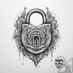 Tattoo hands with a lock, tattoo sketch desig… – tattoo sketch (№1760108303_0, 10.10.2025 14:58) — tattoovalue.net