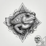 Tattoo sketch toadfish, ink illustration for… – tattoo sketch (№1760109173_0, 10.10.2025 15:12) — tattoovalue.net