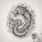 славянские, concept art for tattoo, irezumi j… – tattoo sketch (№1760109822_0, 10.10.2025 15:23) — tattoovalue.net