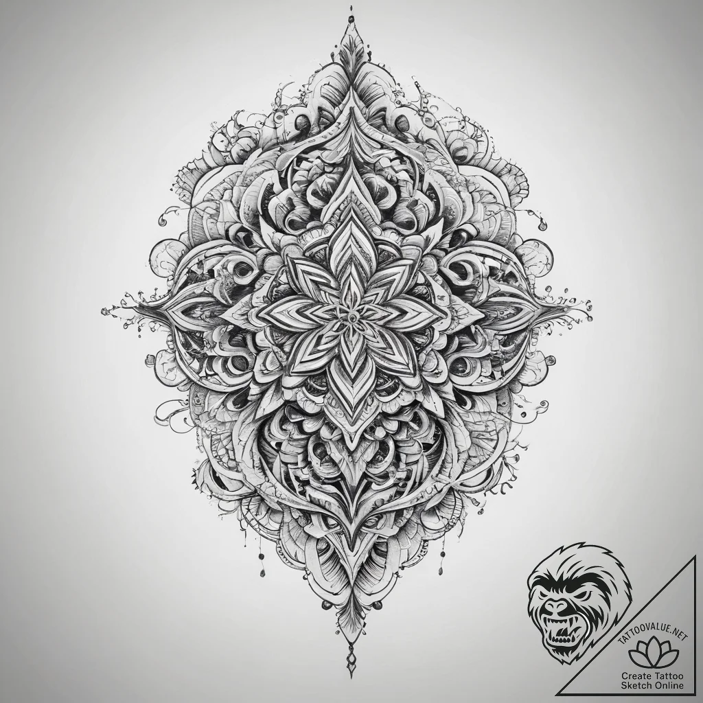 Tattoo sketch leg, artistic tattoo sketch, on... - tattoo sketch (№1760110255_0, 10.10.2025 15:30) — tattoovalue.net
