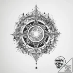 Tattoo sketch cosmic spring – tattoo sketch (№1760112641_0, 10.10.2025 16:10) — tattoovalue.net