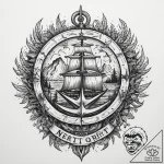 Tattoo sketch лес, tattoo line art, on a clea… – tattoo sketch (№1760112856_0, 10.10.2025 16:14) — tattoovalue.net