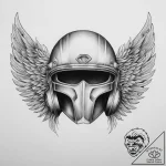 Tattoo sketch winged helmet, tattoo drawing o… – tattoo sketch (№1760113729_0, 10.10.2025 16:28) — tattoovalue.net