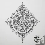 Tattoo sketch cosmic puzzle, tattoo drawing o… – tattoo sketch (№1760114387_0, 10.10.2025 16:39) — tattoovalue.net