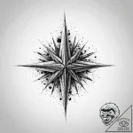 Tattoo sketch star on shoulder, artistic tatt… – tattoo sketch (№1760114605_0, 10.10.2025 16:43) — tattoovalue.net