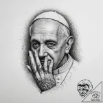 Tattoo sketch hands with a pope, tattoo sketc… – tattoo sketch (№1760115041_0, 10.10.2025 16:50) — tattoovalue.net
