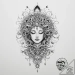 Tattoo sketch cosmic root, tattoo sketch desi… – tattoo sketch (№1760117672_0, 10.10.2025 17:34) — tattoovalue.net