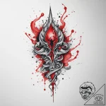 Tattoo sketch sharp, concept art for tattoo,… – tattoo sketch (№1760117890_0, 10.10.2025 17:38) — tattoovalue.net