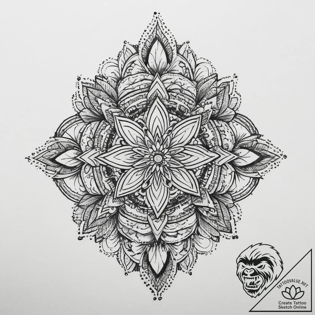 Tattoo sketch energy, tattoo flash sheet desi... - tattoo sketch (№1760118105_0, 10.10.2025 17:41) — tattoovalue.net