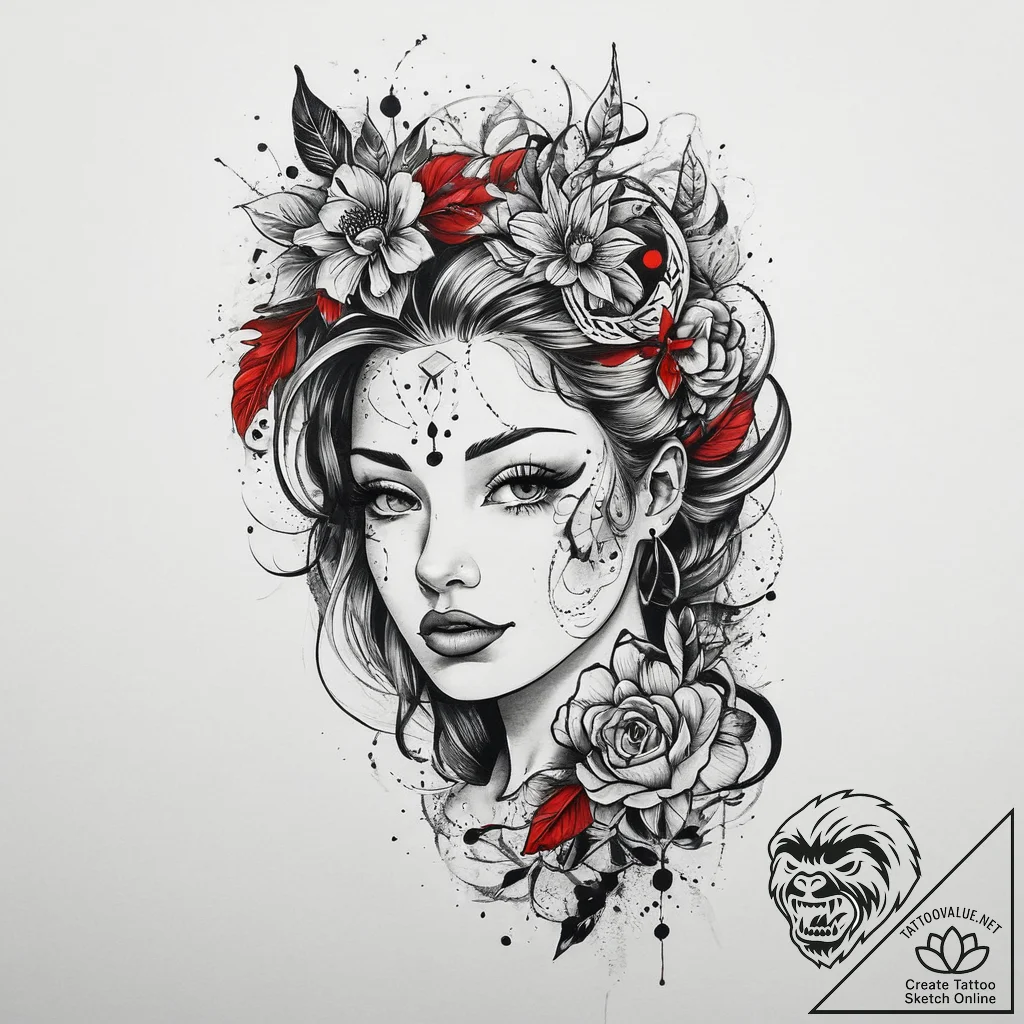 Tattoo sketch iron, artistic tattoo sketch, o... - tattoo sketch (№1760120066_0, 10.10.2025 18:14) — tattoovalue.net