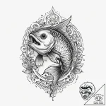 Tattoo sketch bluefish, tattoo line art, soft… – tattoo sketch (№1760120286_0, 10.10.2025 18:18) — tattoovalue.net