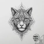 Tattoo sketch enigma, ink illustration for ta… – tattoo sketch (№1760121161_0, 10.10.2025 18:32) — tattoovalue.net