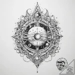 Tattoo sketch cosmic space, tattoo drawing ou… – tattoo sketch (№1760123795_0, 10.10.2025 19:16) — tattoovalue.net