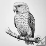 Tattoo sketch kakapo, tattoo drawing outline,… – tattoo sketch (№1760124022_0, 10.10.2025 19:20) — tattoovalue.net