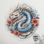 Tattoo sketch silver, ink illustration for ta… – tattoo sketch (№1760124680_0, 10.10.2025 19:31) — tattoovalue.net
