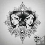Tattoo sketch the powerpuff girls trio, artis… – tattoo sketch (№1760126873_0, 10.10.2025 20:07) — tattoovalue.net