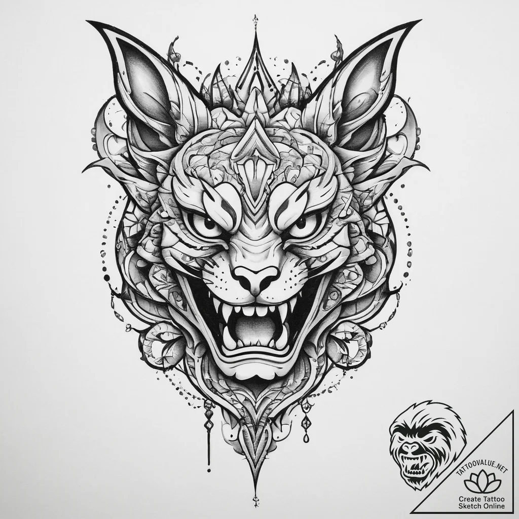 Tattoo sketch gray, tattoo sketch design, bol... - tattoo sketch (№1760167342_0, 11.10.2025 07:22) — tattoovalue.net