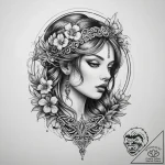 Tattoo sketch oasis, concept art for tattoo,… – tattoo sketch (№1760168642_0, 11.10.2025 07:44) — tattoovalue.net
