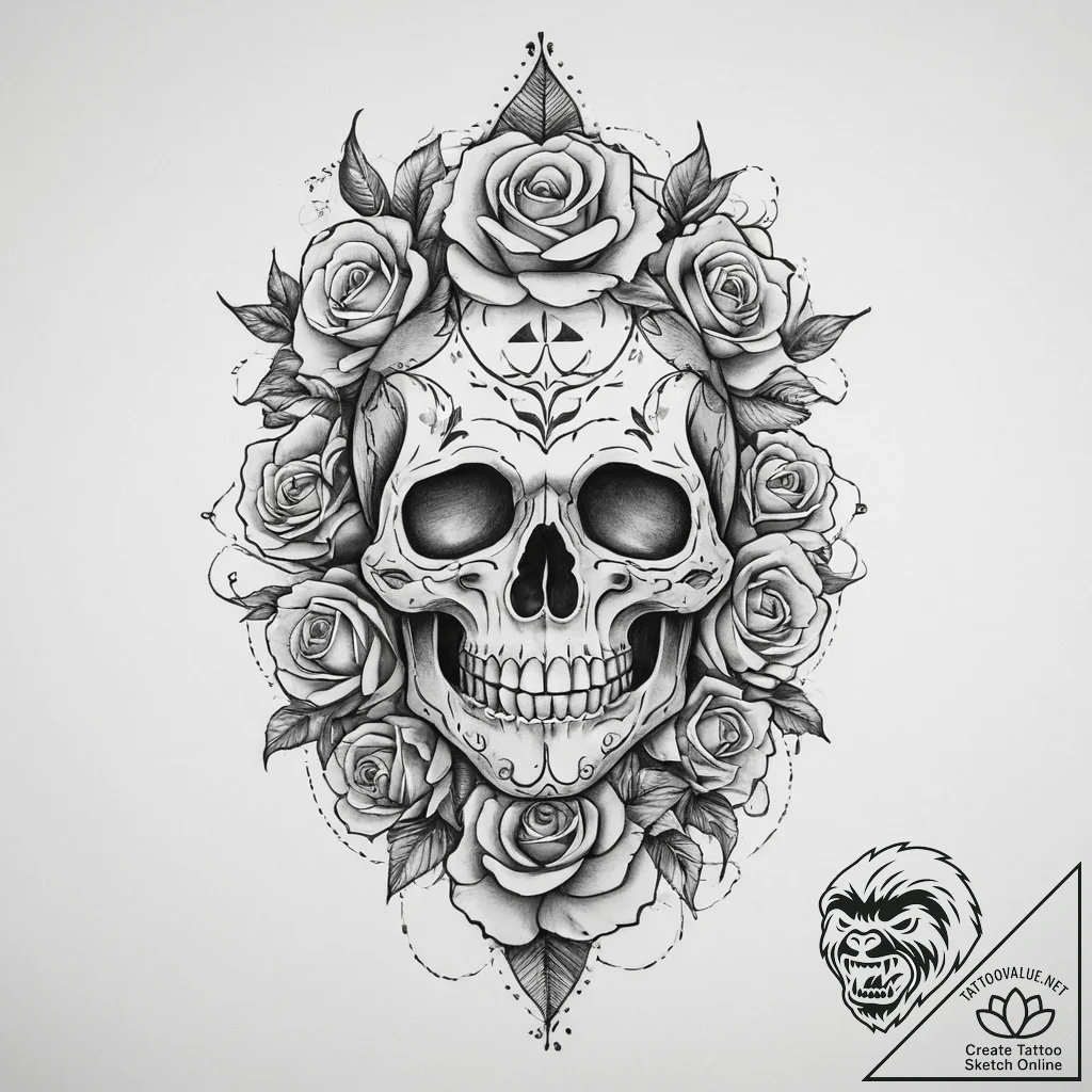 Tattoo sketch pagan god, tattoo drawing outli... - tattoo sketch (№1760168862_0, 11.10.2025 07:47) — tattoovalue.net