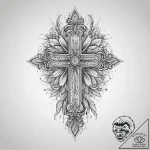 Tattoo sketch a symbolic plant, tattoo flash… – tattoo sketch (№1760170625_0, 11.10.2025 08:17) — tattoovalue.net