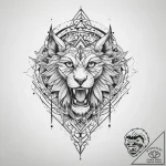 Tattoo sketch geometric song – tattoo sketch (№1760171278_0, 11.10.2025 08:27) — tattoovalue.net