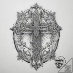 Tattoo sketch gloria lettering, tattoo flash… – tattoo sketch (№1760172795_0, 11.10.2025 08:53) — tattoovalue.net