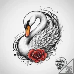 Tattoo sketch swan tattoo, tattoo flash sheet… – tattoo sketch (№1760173229_0, 11.10.2025 09:00) — tattoovalue.net