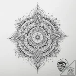 Tattoo sketch cosmic world, tattoo line art,… – tattoo sketch (№1760173882_0, 11.10.2025 09:11) — tattoovalue.net