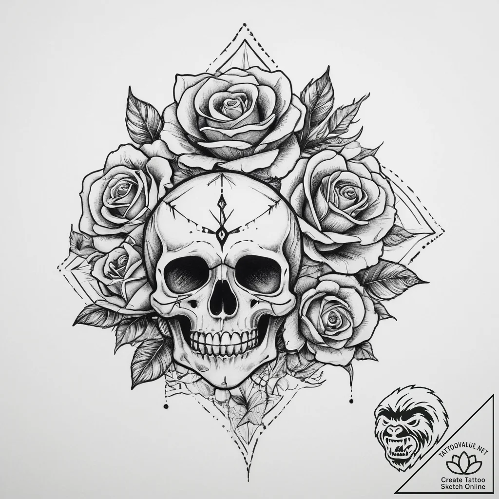 Tattoo sketch mountain, artistic tattoo sketc... - tattoo sketch (№1760175628_0, 11.10.2025 09:40) — tattoovalue.net