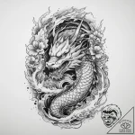 Tattoo sketch cosmic being, concept art for t… – tattoo sketch (№1760176280_0, 11.10.2025 09:51) — tattoovalue.net
