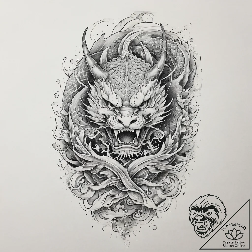 Tattoo sketch lie, concept art for tattoo, ir... - tattoo sketch (№1760177364_0, 11.10.2025 10:09) — tattoovalue.net