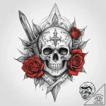 Tattoo sketch dagger, artistic tattoo sketch,… – tattoo sketch (№1760177581_0, 11.10.2025 10:13) — tattoovalue.net