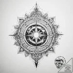 Tattoo sketch cosmic origin – tattoo sketch (№1760179327_0, 11.10.2025 10:42) — tattoovalue.net