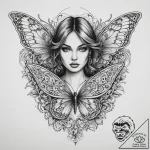 Tattoo sketch butterfly girl tattoo, tattoo f… – tattoo sketch (№1760181061_0, 11.10.2025 11:11) — tattoovalue.net