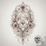 Tattoo sketch a symbolic plant, tattoo line a… – tattoo sketch (№1760181496_0, 11.10.2025 11:18) — tattoovalue.net
